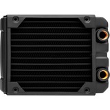 Corsair CX-9030001-WW Computerkølesystem, dele og tilbehør Kølerlegeme, Radiator Sort, Kølerlegeme, Messing, Kobber, Sort, 1/4", 60 °C, 160 mm