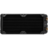Corsair CX-9030002-WW Computerkølesystem, dele og tilbehør Kølerlegeme, Radiator Sort, Kølerlegeme, Messing, Kobber, Sort, 1/4", 60 °C, 280 mm
