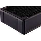 Corsair CX-9030005-WW Computerkølesystem, dele og tilbehør Kølerlegeme, Radiator Sort, Kølerlegeme, Messing, Kobber, Sort, 1/4", 60 °C, 395 mm