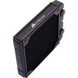 Corsair CX-9031001-WW Computerkølesystem, dele og tilbehør Kølerlegeme, Radiator Sort, Kølerlegeme, Messing, Kobber, Sort, 1/4", 60 °C, 170 mm