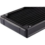 Corsair CX-9031001-WW Computerkølesystem, dele og tilbehør Kølerlegeme, Radiator Sort, Kølerlegeme, Messing, Kobber, Sort, 1/4", 60 °C, 170 mm