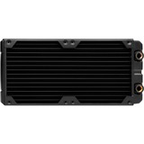 Corsair CX-9031002-WW Computerkølesystem, dele og tilbehør Kølerlegeme, Radiator Sort, Kølerlegeme, Messing, Kobber, Sort, 1/4", 60 °C, 310 mm