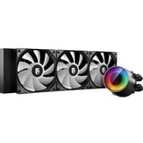 DeepCool Castle 360 RGB V2 Processor Alt-i-en væskekøler 12 cm Sort 1 stk, Vandkøling Alt-i-en væskekøler, 12 cm, 69,34 kubikfod/min., Sort