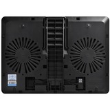 DeepCool U PAL køling til notebook 39,6 cm (15.6") 1000 rpm Sort, Notebook køler Sort, 39,6 cm (15.6"), 2 stk, 14 cm, 1,5 cm, 14 cm, 1,5 cm