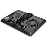 DeepCool U PAL køling til notebook 39,6 cm (15.6") 1000 rpm Sort, Notebook køler Sort, 39,6 cm (15.6"), 2 stk, 14 cm, 1,5 cm, 14 cm, 1,5 cm