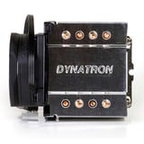 Dynatron A-24 Processor Køler 6 cm Aluminium, Sort, CPU køler Køler, 6 cm, 1500 rpm, 7000 rpm, 47,5 dB, 40,5 kubikfod/min.