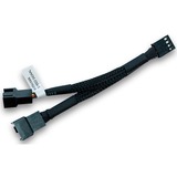 EKWB 3831109867860 intern strømkabel 0,1 m, Y-kabel Sort, 0,1 m, Hanstik, Hunstik, Lige, Lige, Sort