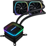 Enermax Aquafusion 240 Processor All-in-one liquid cooler Sort, Vandkøling Sort, All-in-one liquid cooler, 79,8 kubikfod/min., Sort