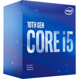 Intel® Core i5-10400F processor 2,9 GHz 12 MB Smart cache Kasse Intel® Core™ i5, LGA 1200 (Socket H5), 14 nm, Intel, i5-10400F, 2,9 GHz
