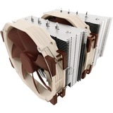 Noctua NH-D15 SE-AM4 Computerkølesystem Processor Køler Beige, Brun, Rustfrit stål, CPU køler Brown/Beige, Køler, 300 rpm, 1500 rpm, 24,6 dB, 140,2 m³/t, Beige, Brun, Rustfrit stål