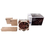 Noctua NH-U12S Computerkølesystem Processor Køler 12 cm Brun, Rustfrit stål, CPU køler Køler, 12 cm, 1500 rpm, 22,4 dB, 93,4 m³/t, Brun, Rustfrit stål, Detail