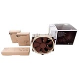 Noctua NH-U14S Computerkølesystem Processor Køler 12 cm Brun, Rustfrit stål, CPU køler Køler, 12 cm, 1500 rpm, 24,6 dB, 140,2 m³/t, Brun, Rustfrit stål