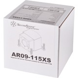 SilverStone AR09-115XS Processor Køler 6 cm, CPU køler Køler, 6 cm, 1200 rpm, 5000 rpm, 42,5 dB, 27,9 kubikfod/min.