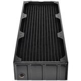 Thermaltake CL360 Kølerlegeme, Radiator Sort, Kølerlegeme, Kobber, Sort, 1/4", 132 mm, 405 mm