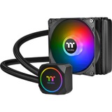 Thermaltake CL-W285-PL12SW-A Computerkølesystem Processor Alt-i-en væskekøler Sort 1 stk, Vandkøling Sort, Alt-i-en væskekøler, 59,28 kubikfod/min., Sort