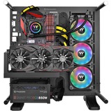 Thermaltake Floe DX RGB 360 TT Premium Edition Processor Alt-i-en væskekøler 14 cm Sort 1 stk, Vandkøling Sort, Alt-i-en væskekøler, 14 cm, 60,87 kubikfod/min., Sort