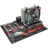 Thermaltake Riing Silent 12 RGB Sync Edition Processor Køler 12 cm Sort, Metallic, CPU køler Sort, Køler, 12 cm, 300 rpm, 1500 rpm, 22 dB, 53 kubikfod/min.