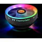 Thermaltake UX100 ARGB Lighting Processor Køler 12 cm Sort, CPU køler Sort, Køler, 12 cm, 1800 rpm, 26,92 dB, 38,82 kubikfod/min., Sort