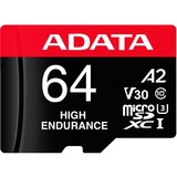 ADATA AUSDX64GUI3V30SHA2-RA1 hukommelseskort 64 GB MicroSDXC UHS-I Klasse 10 64 GB, MicroSDXC, Klasse 10, UHS-I, 100 MB/s, 80 MB/s
