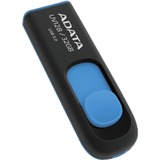 ADATA DashDrive UV128 32GB USB-nøgle USB Type-A 3.2 Gen 1 (3.1 Gen 1) Sort, Blå, USB-stik Sort/Blå, 32 GB, USB Type-A, 3.2 Gen 1 (3.1 Gen 1), Glide, 10 g, Sort, Blå
