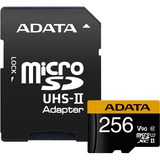 ADATA Premier ONE V90 256 GB MicroSDXC UHS-II Klasse 10, Hukommelseskort 256 GB, MicroSDXC, Klasse 10, UHS-II, 275 MB/s, 155 MB/s