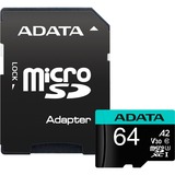 ADATA Premier Pro 64 GB MicroSDXC UHS-I Klasse 10, Hukommelseskort 64 GB, MicroSDXC, Klasse 10, UHS-I, 100 MB/s, 80 MB/s