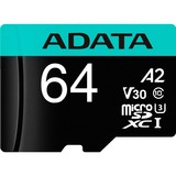 ADATA Premier Pro 64 GB MicroSDXC UHS-I Klasse 10, Hukommelseskort 64 GB, MicroSDXC, Klasse 10, UHS-I, 100 MB/s, 80 MB/s