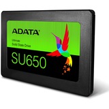 ADATA SU650 2.5" 480 GB Serial ATA III SLC, Solid state-drev Sort, 480 GB, 2.5", 520 MB/s, 6 Gbit/sek.