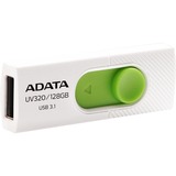 ADATA UV320 USB-nøgle 128 GB USB Type-A 3.2 Gen 1 (3.1 Gen 1) Grøn, Hvid, USB-stik Hvid/Grøn, 128 GB, USB Type-A, 3.2 Gen 1 (3.1 Gen 1), Glide, 7,9 g, Grøn, Hvid