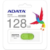 ADATA UV320 USB-nøgle 128 GB USB Type-A 3.2 Gen 1 (3.1 Gen 1) Grøn, Hvid, USB-stik Hvid/Grøn, 128 GB, USB Type-A, 3.2 Gen 1 (3.1 Gen 1), Glide, 7,9 g, Grøn, Hvid