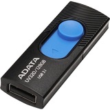 ADATA UV320 USB-nøgle 128 GB USB Type-A 3.2 Gen 1 (3.1 Gen 1) Sort, Blå, USB-stik Sort/Blå, 128 GB, USB Type-A, 3.2 Gen 1 (3.1 Gen 1), Glide, 7,9 g, Sort, Blå