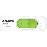 ADATA UV320 USB-nøgle 32 GB USB Type-A 3.2 Gen 1 (3.1 Gen 1) Grøn, Hvid, USB-stik Hvid/Grøn, 32 GB, USB Type-A, 3.2 Gen 1 (3.1 Gen 1), Glide, 7,9 g, Grøn, Hvid