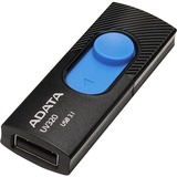 ADATA UV320 USB-nøgle 64 GB USB Type-A 3.2 Gen 1 (3.1 Gen 1) Sort, Blå, USB-stik Sort/Blå, 64 GB, USB Type-A, 3.2 Gen 1 (3.1 Gen 1), Glide, 7,9 g, Sort, Blå