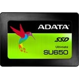 ADATA Ultimate SU650 2.5" 240 GB Serial ATA III SLC, Solid state-drev Sort, 240 GB, 2.5", 6 Gbit/sek.