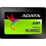 ADATA Ultimate SU650 2.5" 240 GB Serial ATA III SLC, Solid state-drev Sort, 240 GB, 2.5", 6 Gbit/sek.