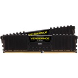 Corsair Vengeance LPX CMK32GX4M2E3200C16 hukommelsesmodul 32 GB 2 x 16 GB DDR4 3200 Mhz Sort, 32 GB, 2 x 16 GB, DDR4, 3200 Mhz, 288-pin DIMM