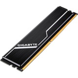 GIGABYTE GP-GR26C16S8K1HU408 hukommelsesmodul 8 GB 1 x 8 GB DDR4 2666 Mhz Sort, 8 GB, 1 x 8 GB, DDR4, 2666 Mhz, 288-pin DIMM, Sort