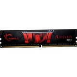 G.Skill 16GB DDR4-2400 hukommelsesmodul 1 x 16 GB 2133 Mhz Sort, 16 GB, 1 x 16 GB, DDR4, 2133 Mhz, 288-pin DIMM, Sort, Rød