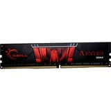 G.Skill 4GB DDR4-2133 hukommelsesmodul 1 x 4 GB 2133 Mhz 4 GB, 1 x 4 GB, DDR4, 2133 Mhz, 288-pin DIMM, Sort, Rød