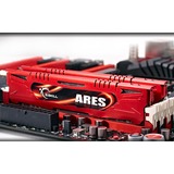G.Skill Ares, 16GB (2x 8GB) DDR3 hukommelsesmodul 2 x 8 GB 2133 Mhz 16GB (2x 8GB) DDR3, 16 GB, 2 x 8 GB, DDR3, 2133 Mhz, 240-pin DIMM, Rød