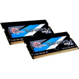 G.Skill Ripjaws F4-2666C19D-16GRS hukommelsesmodul 16 GB 2 x 8 GB DDR4 2666 Mhz 16 GB, 2 x 8 GB, DDR4, 2666 Mhz, 260-pin SO-DIMM