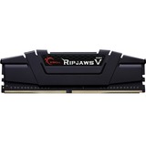 G.Skill Ripjaws V 16GB DDR4-3200Mhz hukommelsesmodul 1 x 16 GB 16 GB, 1 x 16 GB, DDR4, 3200 Mhz, 288-pin DIMM, Sort