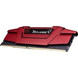 G.Skill Ripjaws V 32GB DDR4-2400Mhz RAM-modul, Hukommelse Rød, 32 GB, 2 x 16 GB, DDR4, 2400 Mhz, 288-pin DIMM, Rød