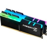 G.Skill Trident Z RGB F4-4000C17D-16GTZR hukommelsesmodul 16 GB 2 x 8 GB DDR4 4000 Mhz Sort, 16 GB, 2 x 8 GB, DDR4, 4000 Mhz, 288-pin DIMM, Sort