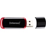 Intenso 16GB USB2.0 USB-nøgle USB Type-A 2.0 Sort, Rød, USB-stik Sort/Rød, 16 GB, USB Type-A, 2.0, 28 MB/s, Hætte, Sort, Rød