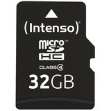 Intenso 3403480 hukommelseskort 32 GB MicroSDHC Klasse 4 32 GB, MicroSDHC, Klasse 4, 20 MB/s, 5 MB/s, Stødresistent, Temperaturbestandigt, Røntgenbestandig