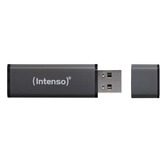 Intenso Alu Line USB-nøgle 16 GB USB Type-A 2.0 Anthracit, USB-stik Sort, 16 GB, USB Type-A, 2.0, 28 MB/s, Hætte, Anthracit
