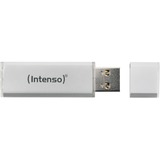 Intenso Alu Line USB-nøgle 16 GB USB Type-A 2.0 Sølv, USB-stik Sølv, 16 GB, USB Type-A, 2.0, 28 MB/s, Hætte, Sølv