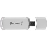 Intenso Flash Line USB-nøgle 32 GB USB Type-C 3.2 Gen 1 (3.1 Gen 1) Hvid, USB-stik Hvid, 32 GB, USB Type-C, 3.2 Gen 1 (3.1 Gen 1), 70 MB/s, Hætte, Hvid