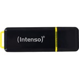 Intenso High Speed Line USB-nøgle 256 GB USB Type-A 3.2 Gen 1 (3.1 Gen 1) Sort, Gul, USB-stik Sort/Gul, 256 GB, USB Type-A, 3.2 Gen 1 (3.1 Gen 1), 250 MB/s, Hætte, Sort, Gul